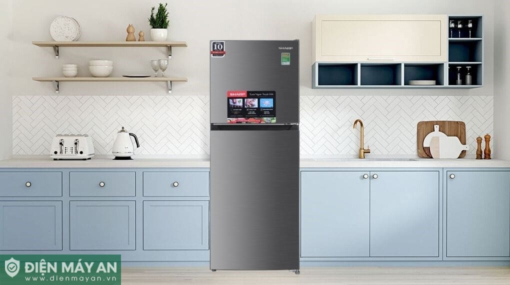 Tủ lạnh Sharp Inverter 197 lít SJ-X215V-SL